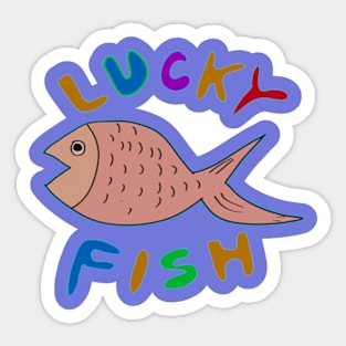 Lucky Fish Sticker